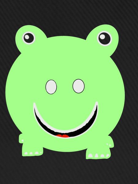 Runder Frosch