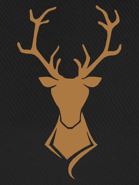 Hirsch Logo Braun/Gold