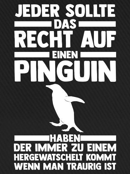 Tiermotiv Pinguin