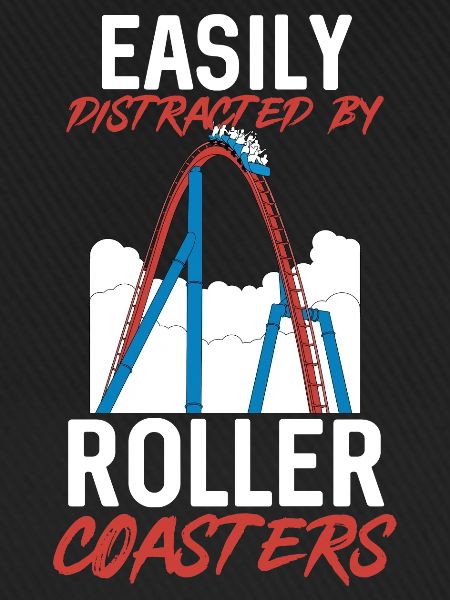 Achterbahn Rollercoaster Freizeitpark