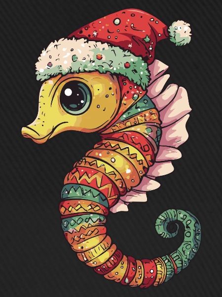 Seepferd Weihnachten