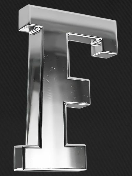 Chrome ,, F " Metallic