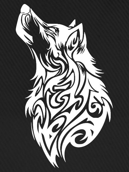 Tribal Wolf Tattoo