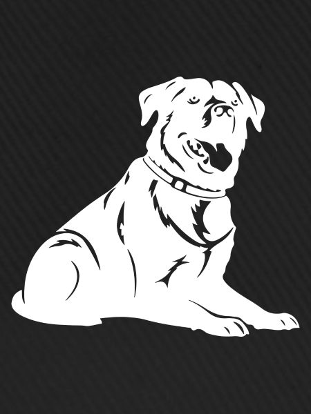 Rottweiler Hund Silhouette