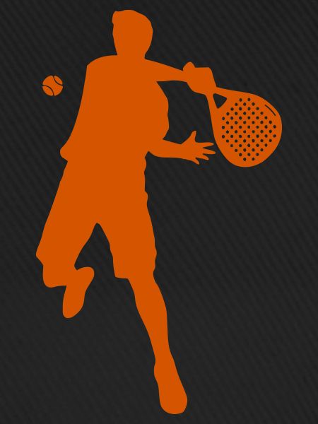 Padelspieler Silouhette