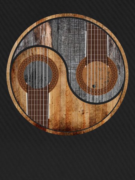 Gitarre Ying Yang