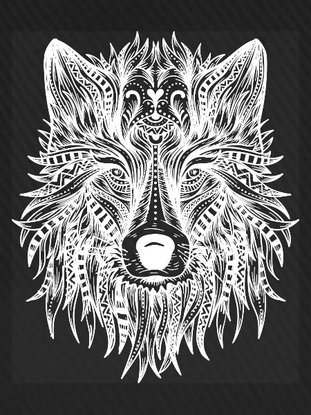 Mystischer Wolf
