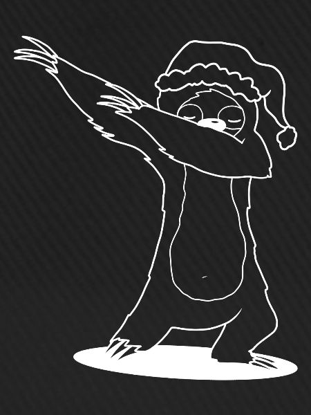 Dabbing Faultier