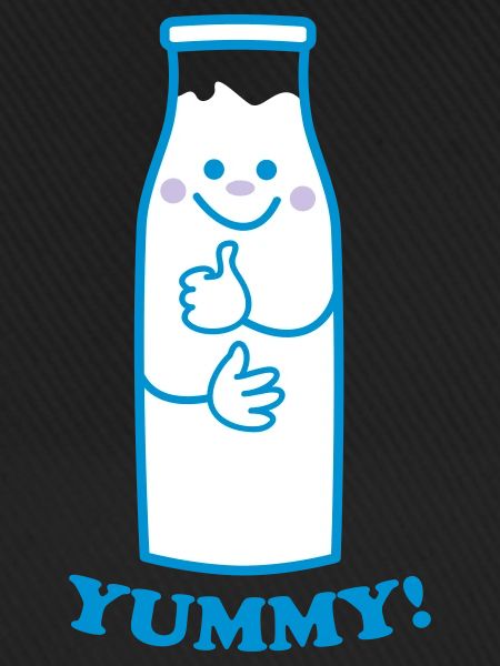niedliche Milchflasche