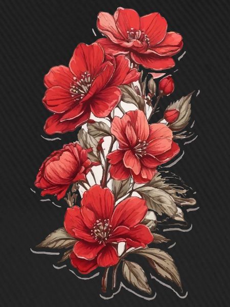 Schöne Rote Blume