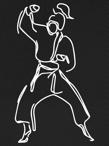 Weibliche Karateka