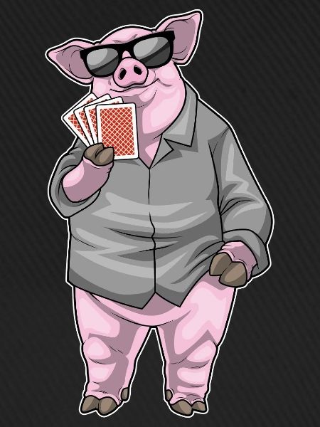 Schwein Poker Pokerkarten