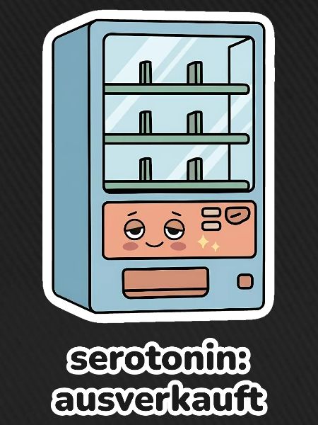 serotonin: ausverkauft – Automat Meme