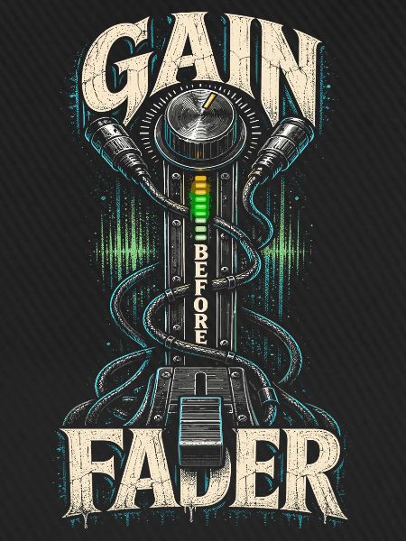 Tontechniker Audiotechnik Gain Before Fader
