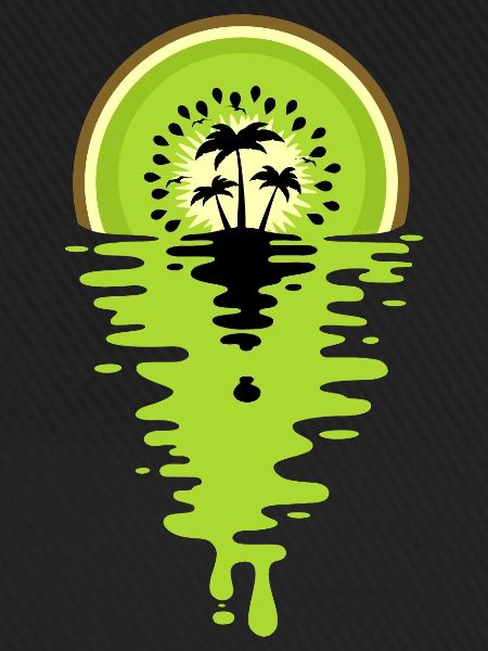 Sunset Kiwi Saft