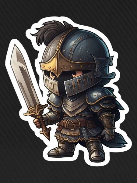 Dunkler Chibi Ritter