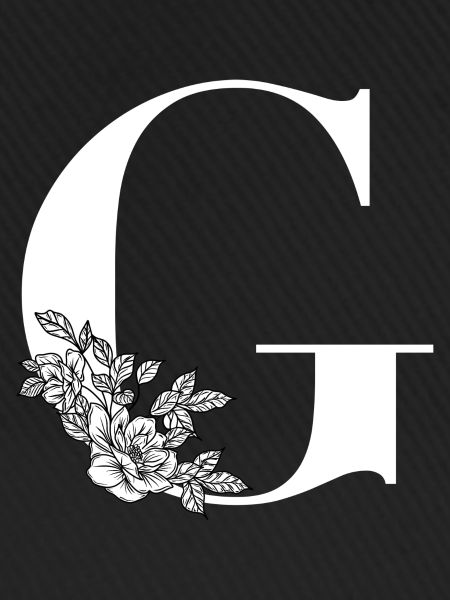Buchstabe G Blume