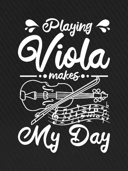 Playing viola makes my day