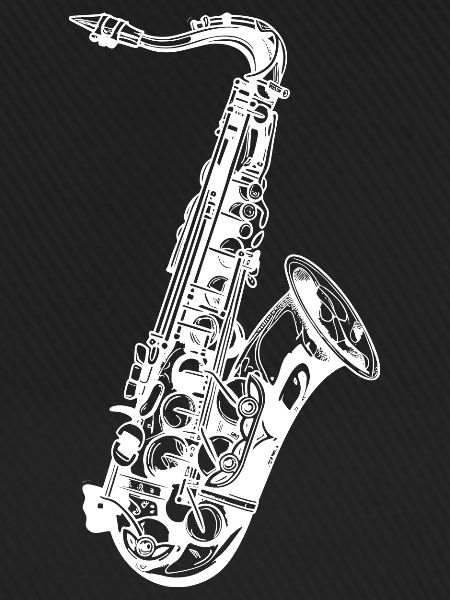Saxophon Skizze