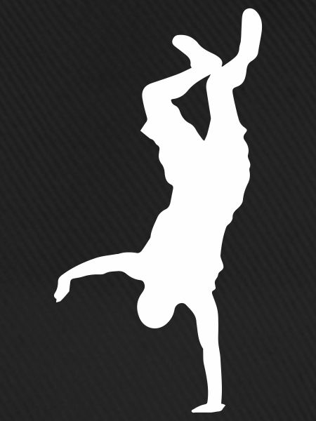 Breakdance Handstand Silhouette