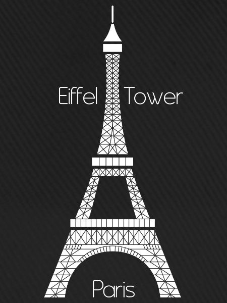 Eiffel Tower (dark)