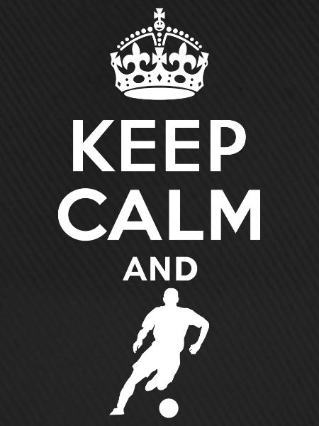 Keep Calm - Fussball
