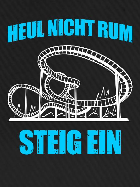 Steig ein Freizeitpark Rollercoaster Achterbahn