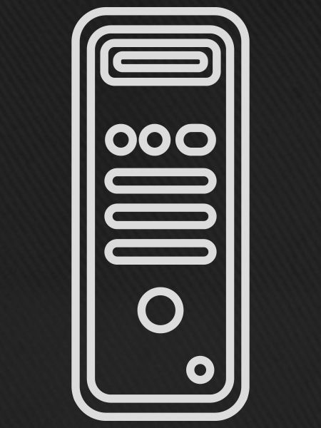 Logo Gehäuse Computer Tower