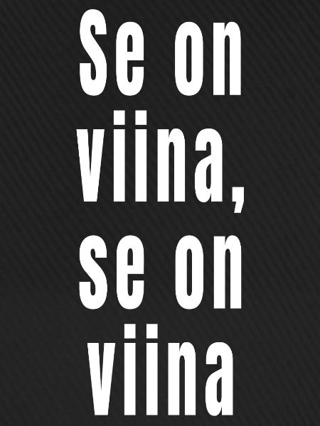 Es ist Schnaps, es ist Schnaps
