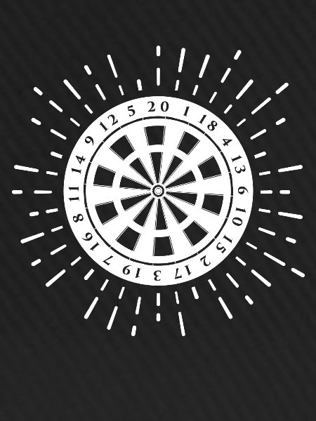 Feuerwerk - Dartscheibe -