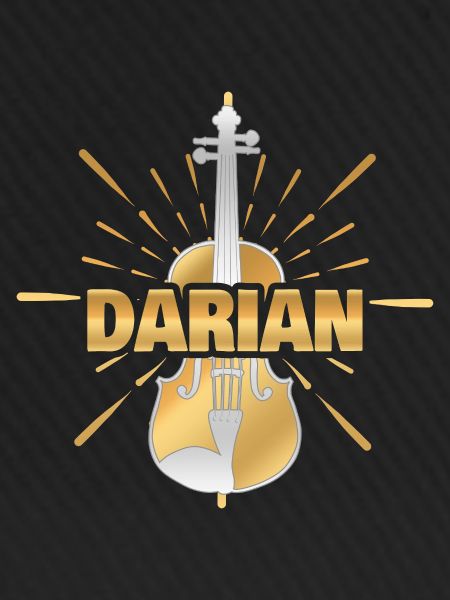 Darian als Violinist