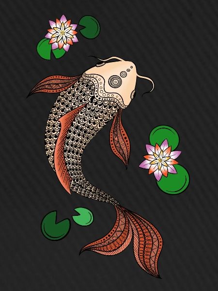 Mandala Koi colour