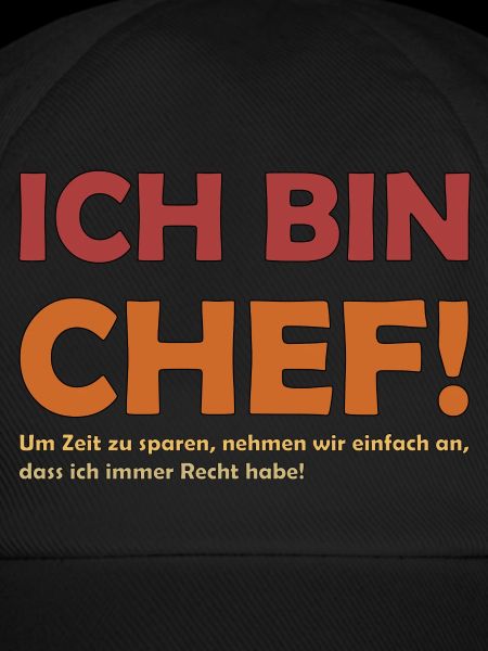 Ich bin der Chef