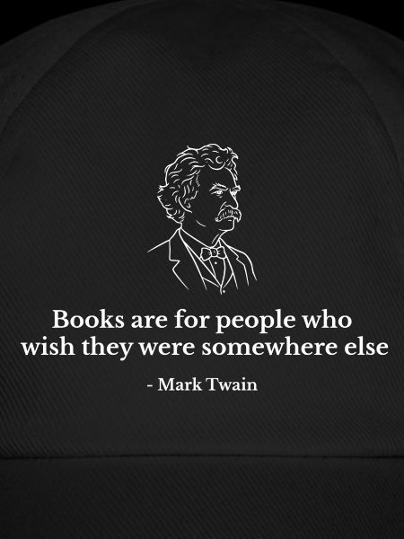 Mark-Twain-Zitat in Büchern
