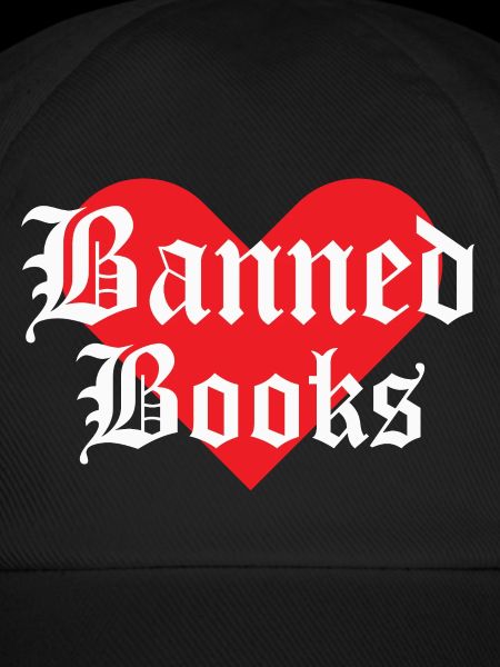 Verbotene Bücher Herz-Design