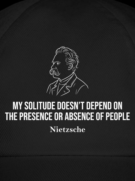 Nietzsche Solitude Quote Tee