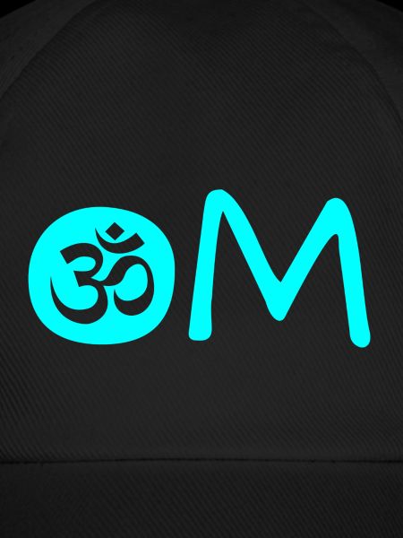Om Chakra blau