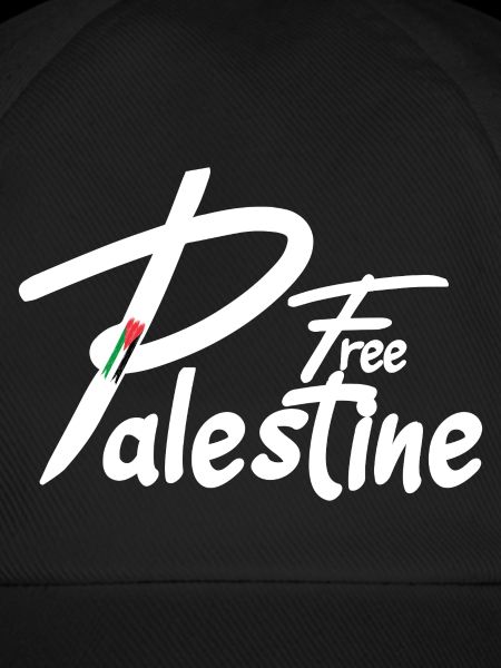 Free palestine text