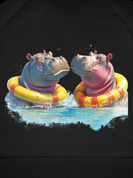 Doppelte Hippo Badespaß