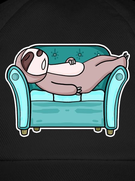 Faultier auf dem Sofa