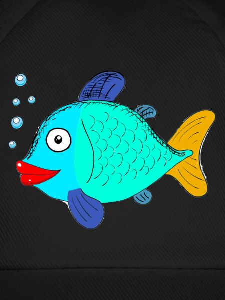 fisch mit Blubberblasen