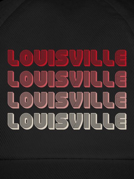 Louisville Vierfach Gradient Wortlogo