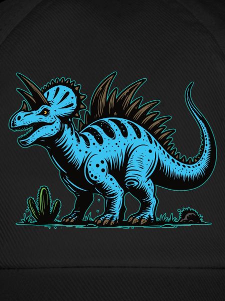Blauer Mutanten Dinosaurier Design