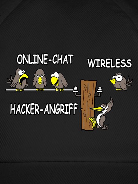 Online Chat wireless Hacker Angriff