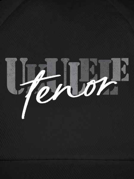Tenor Ukulele schwarz weiß