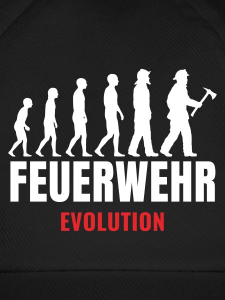 Feuerwehr Evolution Feuerwehrmann lustiger Spruch