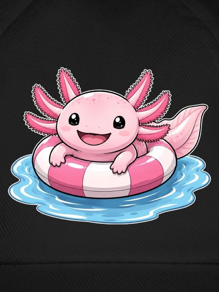 Süßer Axolotl im Schwimmring