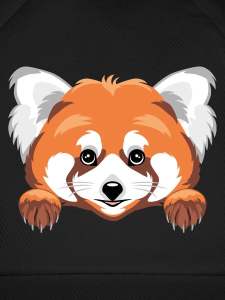Spähender niedlicher roter Panda