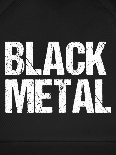 Black Metal Belasteter Text