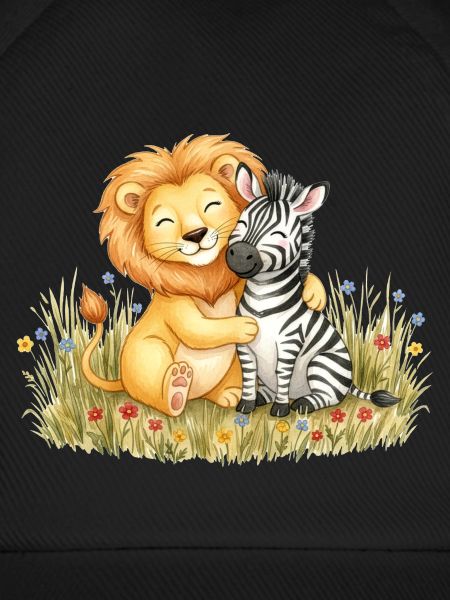 Löwe und Zebra Freundschaft